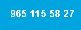 965 115 58 27 965 115 58 27